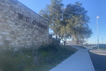 The exterior of a high school in San Jose, California