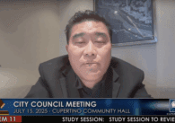 A middle-aged man on a Zoom screen