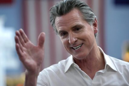 Fired-up Newsom shares his pitch for a Democratic turnaround