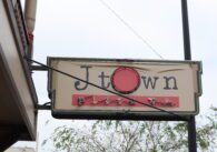 A restaurant sign in the Japantown neighborhood of San Jose, California