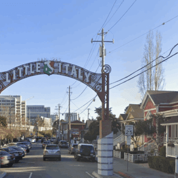 Little Italy A street view of the Little Italy neighborhood in San Jose, California