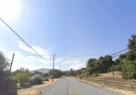 An open road in South Santa Clara County, California