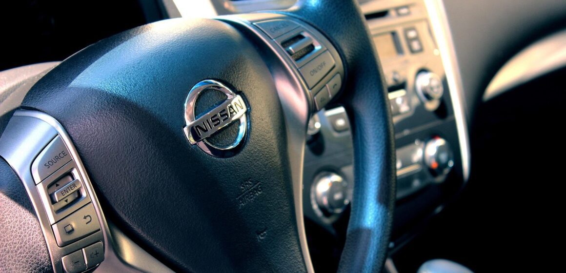 Pixabay A steering wheel and console inside a vehicle