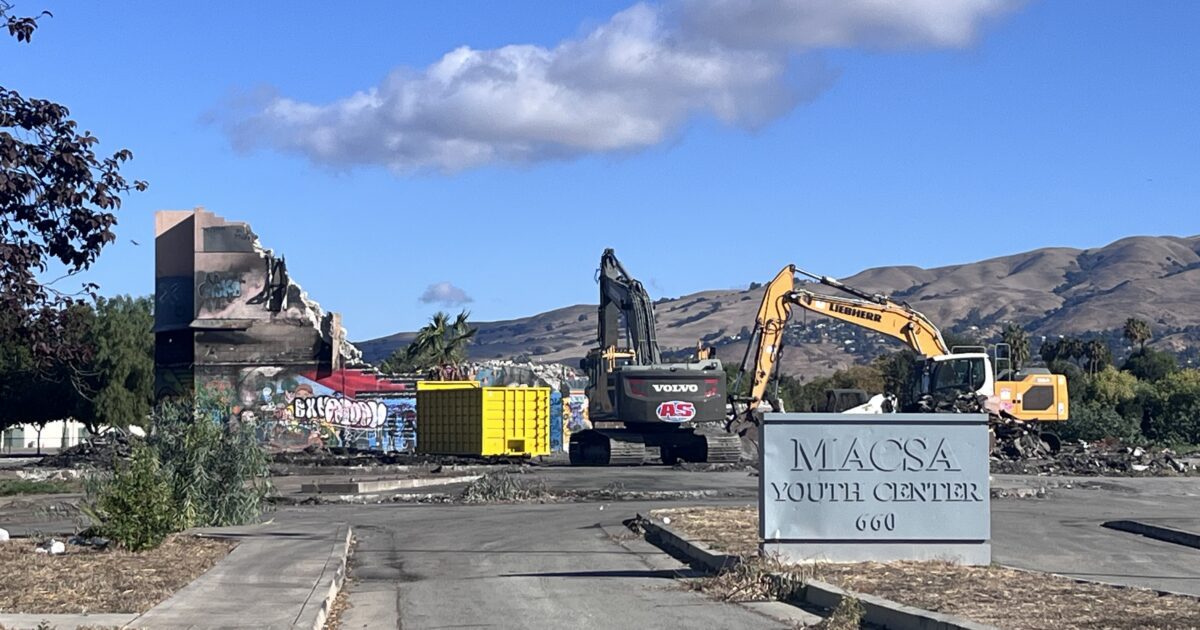 Damaged East San Jose youth center demolished - San Jose Spotlight