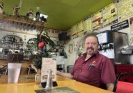A man sitting at a table in a Mexican restaurant in San Jose, California