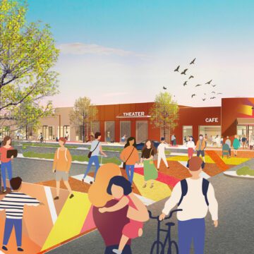 A rendering of a community development project in San Jose, California