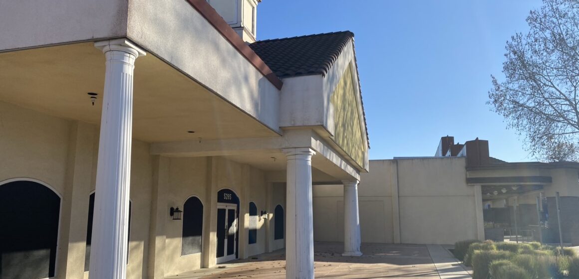 A vacant storefront in San Jose, California