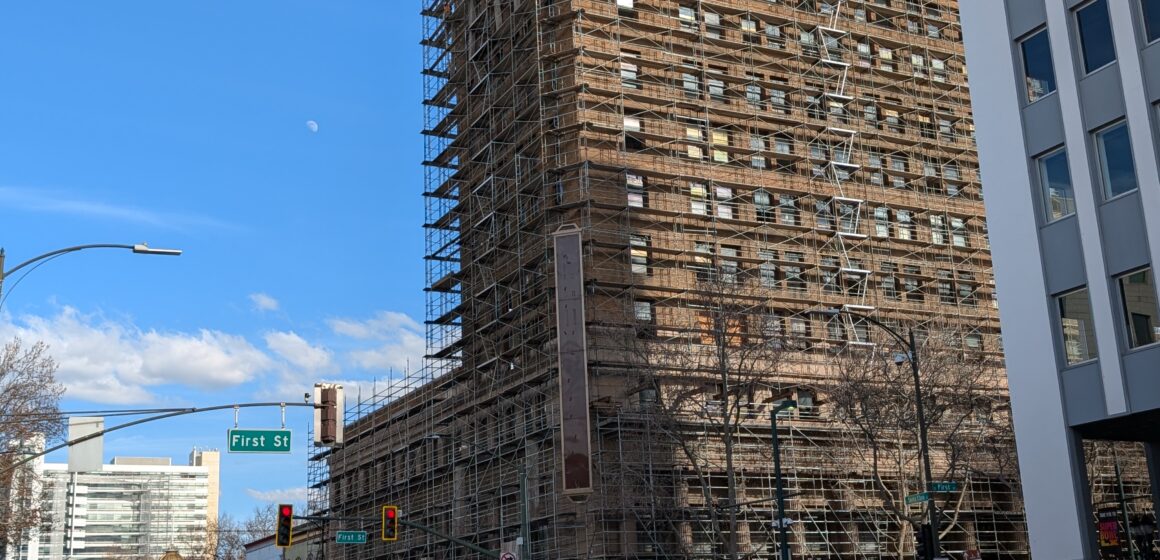 San Jose building conversion -1 Tall building under construction