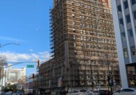 Tall building under construction