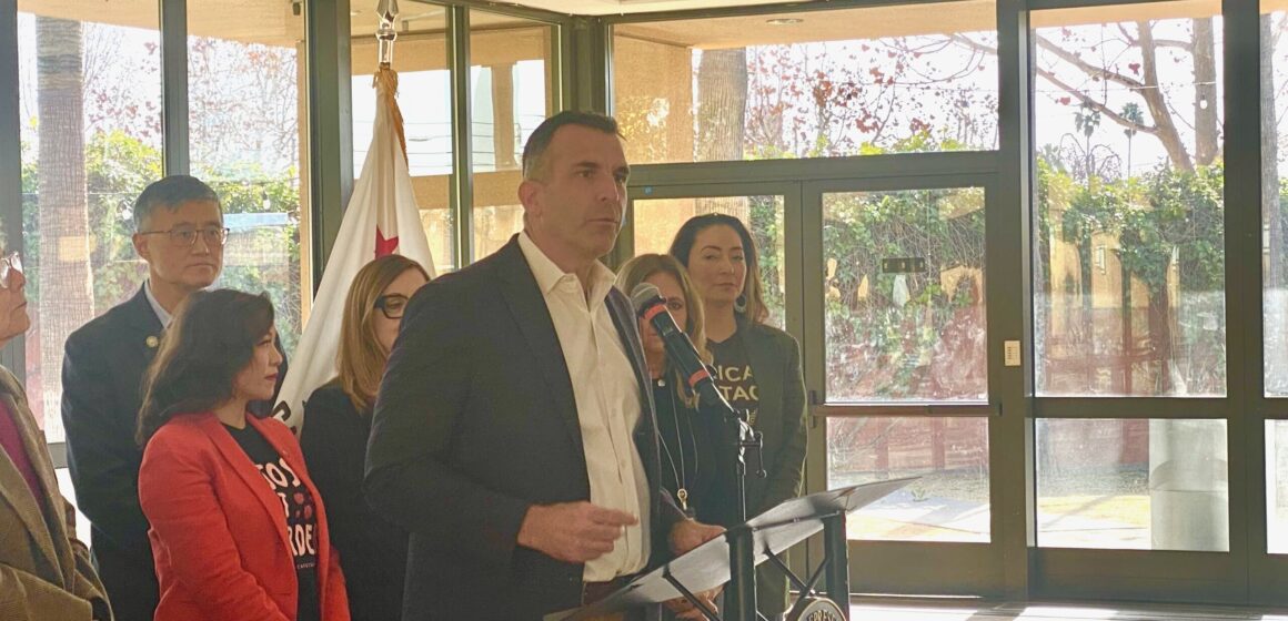 ICE SUPERBOWL PRESSER LICCARDO SAN JOSE Silicon Valley lawmakers take stand against ICE violence