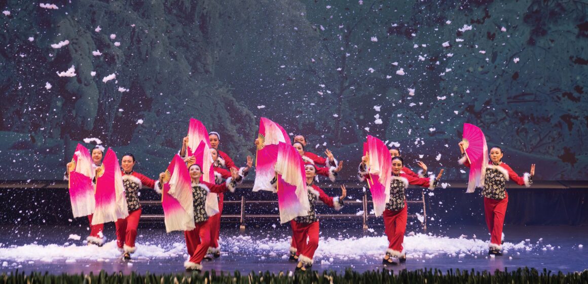 A group of dancers on a stage in San Jose, California