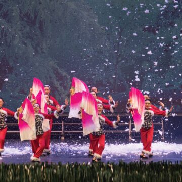 A group of dancers on a stage in San Jose, California