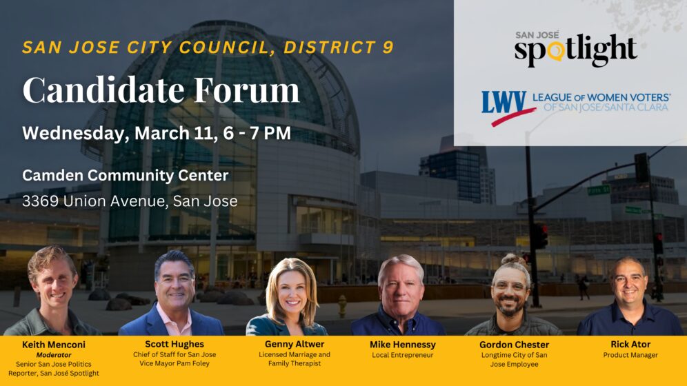 San Jose City Council District 9 Candidate Forum