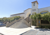The exterior of the police department in Gilroy, California