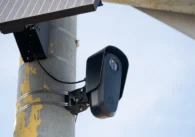 A license plate reader camera in Mountain View, California