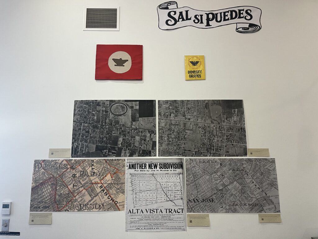 An art exhibit in East San Jose, California