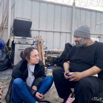 A homeless couple in San Jose