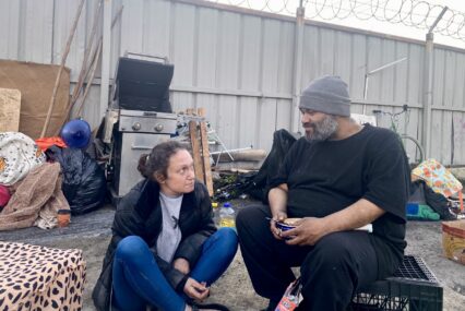 A homeless couple in San Jose