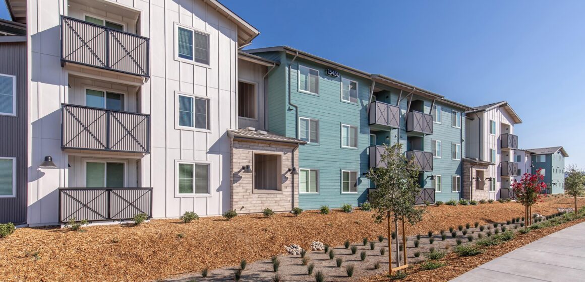 An apartment complex in Morgan Hill, California