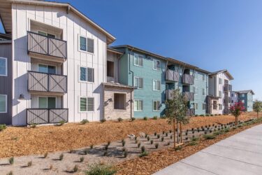 An apartment complex in Morgan Hill, California