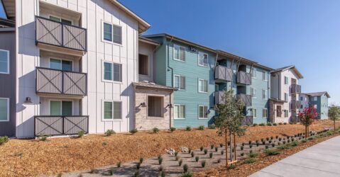 An apartment complex in Morgan Hill, California