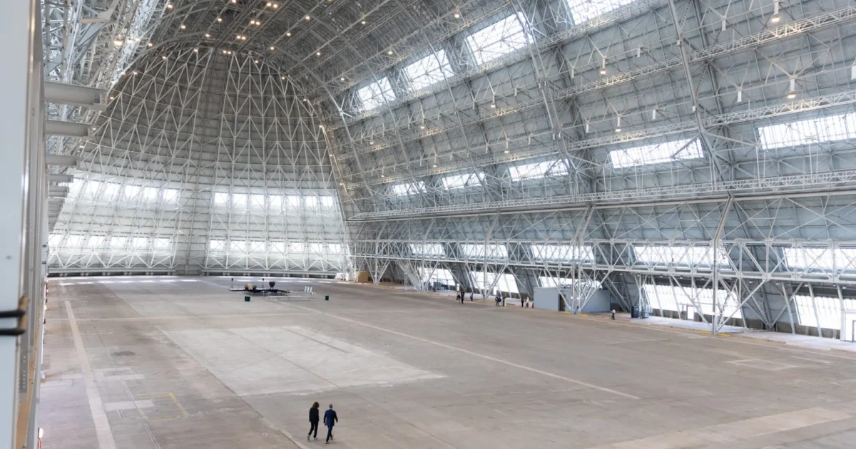Google unveils historic restoration of Hangar One in Mountain View - San Jose Spotlight