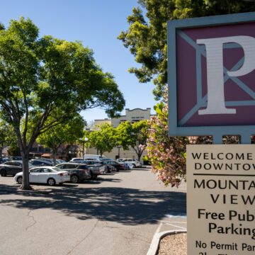 Lot 4 in Mountain View on March 23, 2026. Photo by Seeger Gray. A parking lot in Mountain View, California