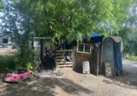 A homeless encampment in San Jose, California