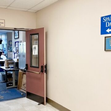 Spartan Daily The door to a student newsroom at a university in San Jose, California