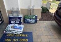 A collection of signs.