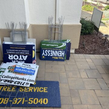 Sign collection A collection of signs.