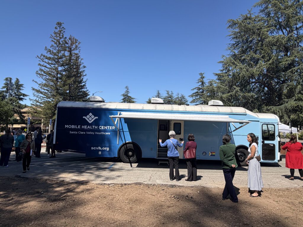 A mobile health clinic in Cupertino, California