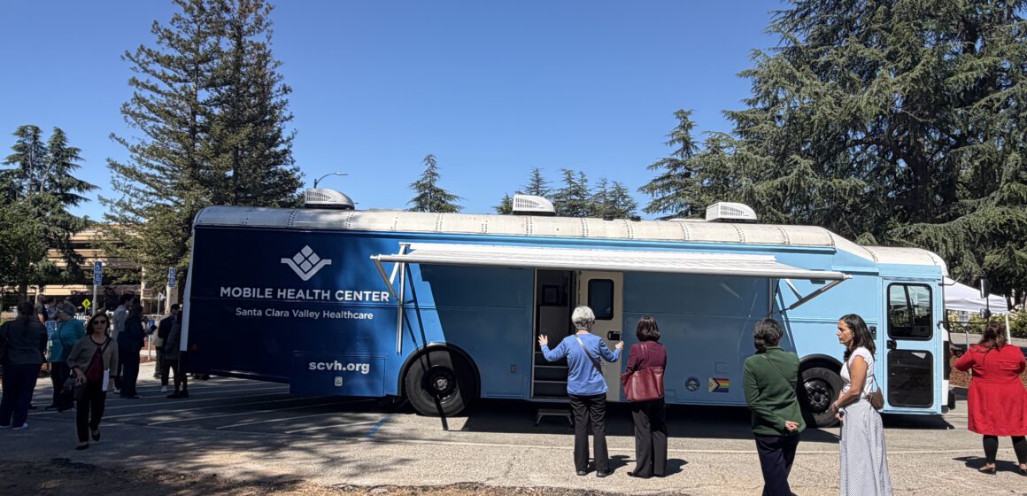 A mobile health clinic in Cupertino, California