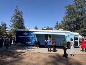 A mobile health clinic in Cupertino, California