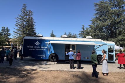 A mobile health clinic in Cupertino, California