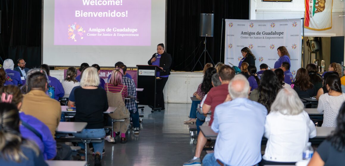 People sitting at tables during a workshop in San Jose, California