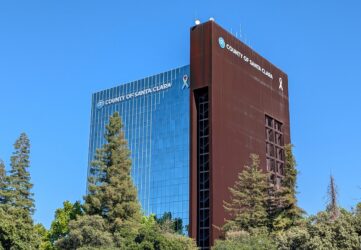 Santa Clara County Government Center The exterior of a government building in San Jose, California