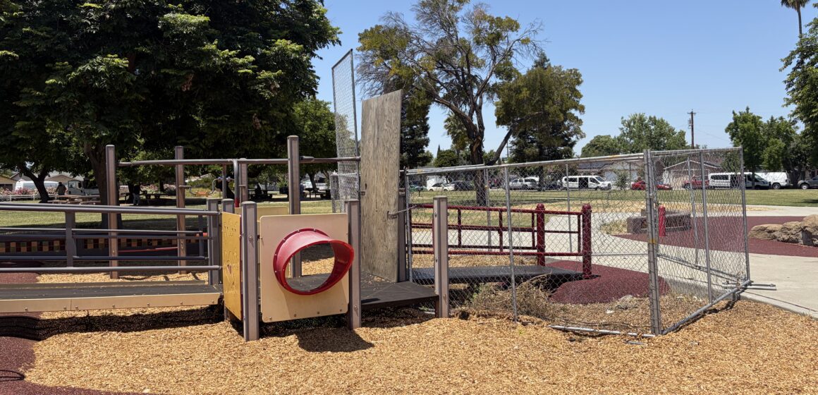 East San Jose Park-Capitol Park A playground at a park in San Jose, California