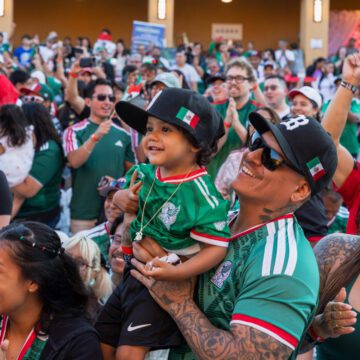 MHP World Cup watch party People cheering during a World Cup watch party in San Jose, California