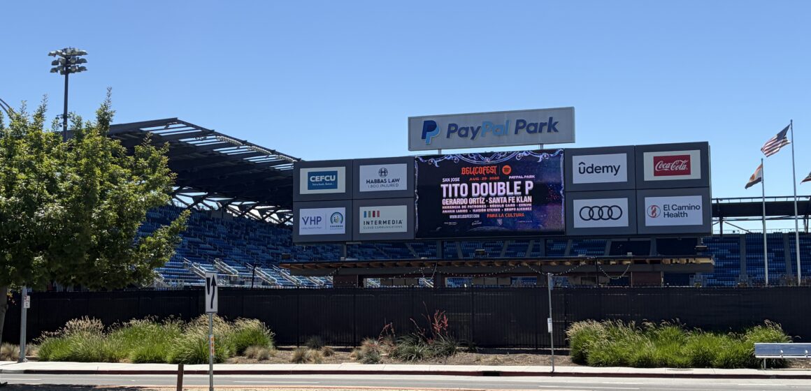 PayPal Park The exterior of a stadium in San Jose, California