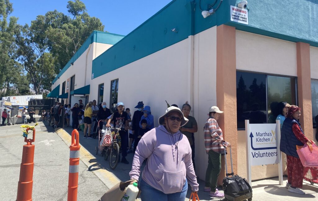 food distribution in san jose