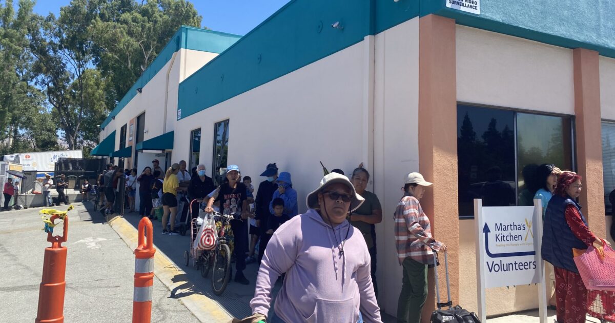 San Jose food lines grow longer as more people seek help
