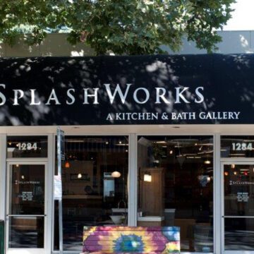 SplashWorks The front of a kitchen and bath store in San Jose, California