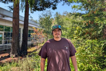 Man under a tree
