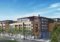 A rendering of a housing development in Palo Alto, California