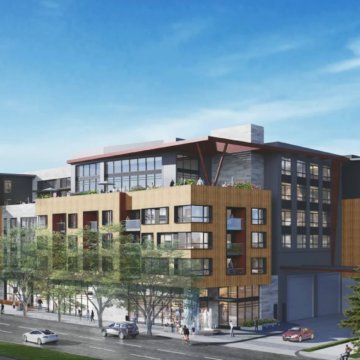 Hình ảnh phối cảnh một khu nhà ở tại Palo Alto, California.