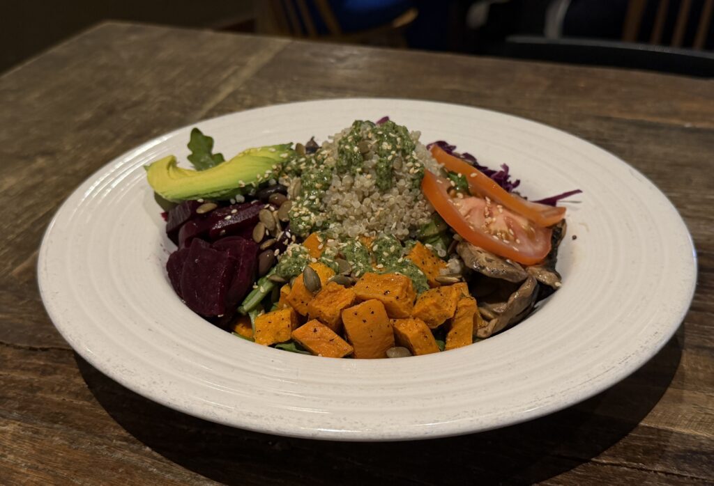 Food in a bowl