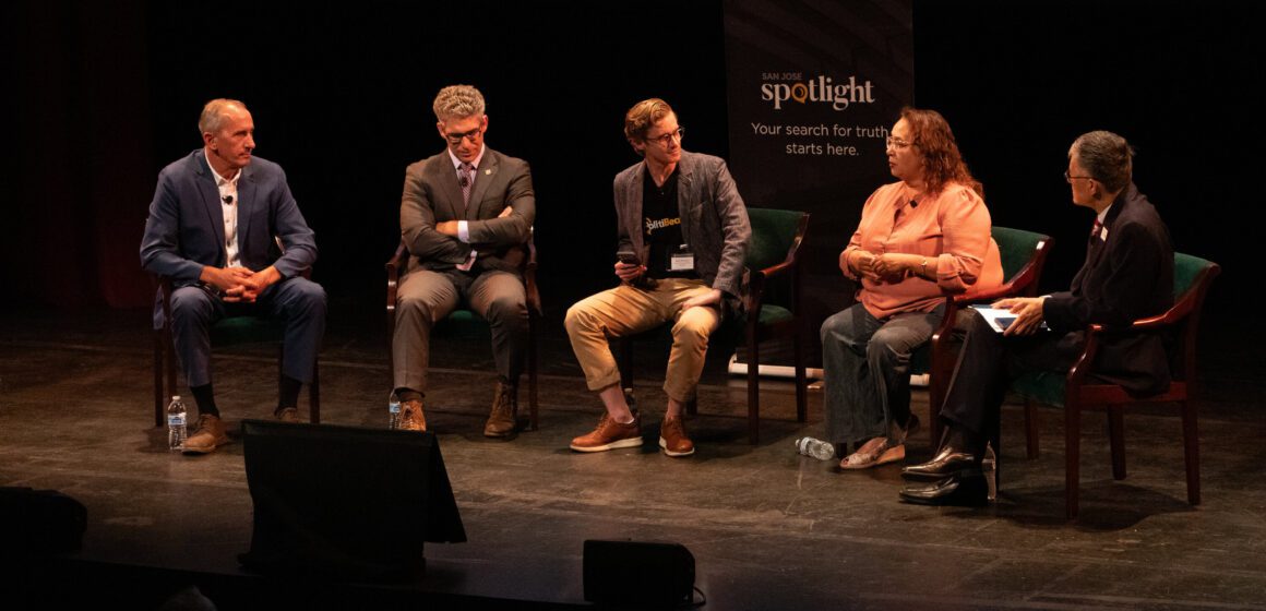 PolitiBeat 2026 Five people sitting in chairs on a stage