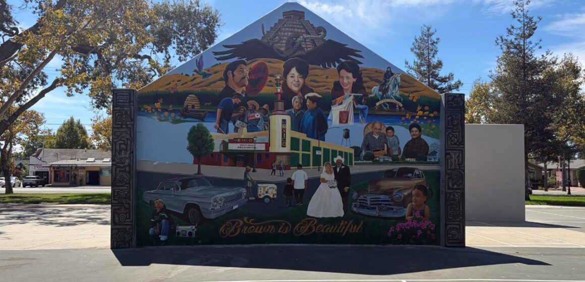 A mural at a park in San Jose, California