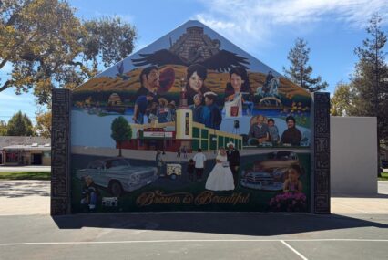 A mural at a park in San Jose, California